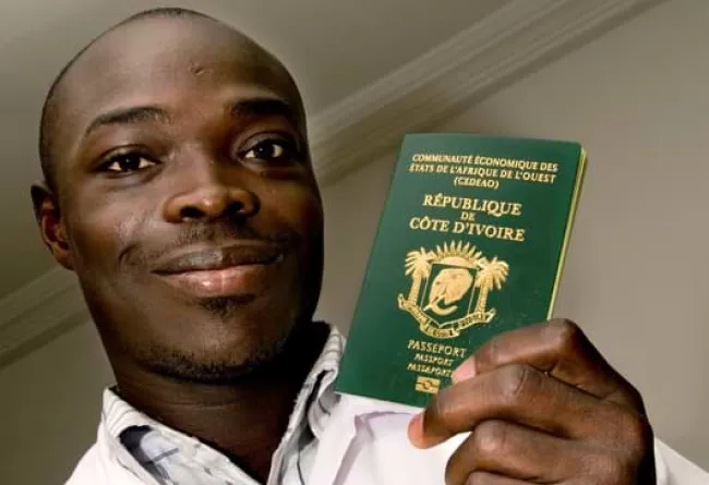 Ivory Coast's biometric passport