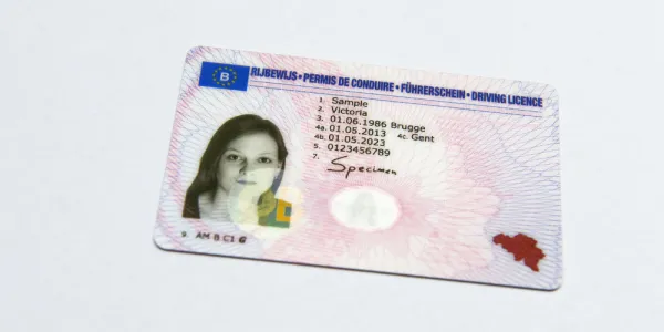 The Belgian driving licence
